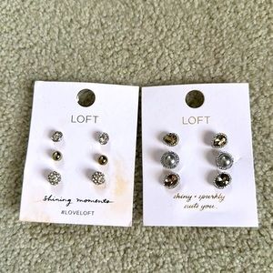 Loft set of 3 earrings